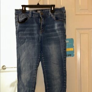 Wax Jean Blue Boyfriend Jeans with Indigo Wash